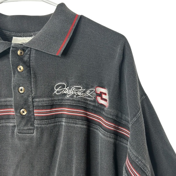 Competitors View “Dale Earnhardt #3” Black Polo w/ Stripe – Men’s Large – NASCAR - Picture 2 of 5